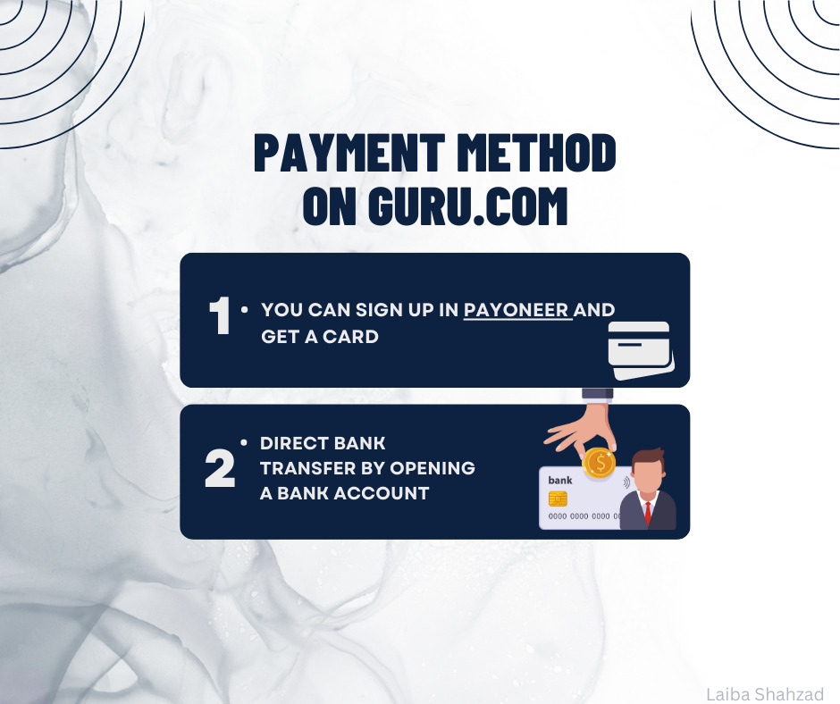 Payment method on Guru.com