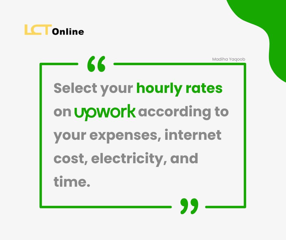 How to select Upwork hourly rate