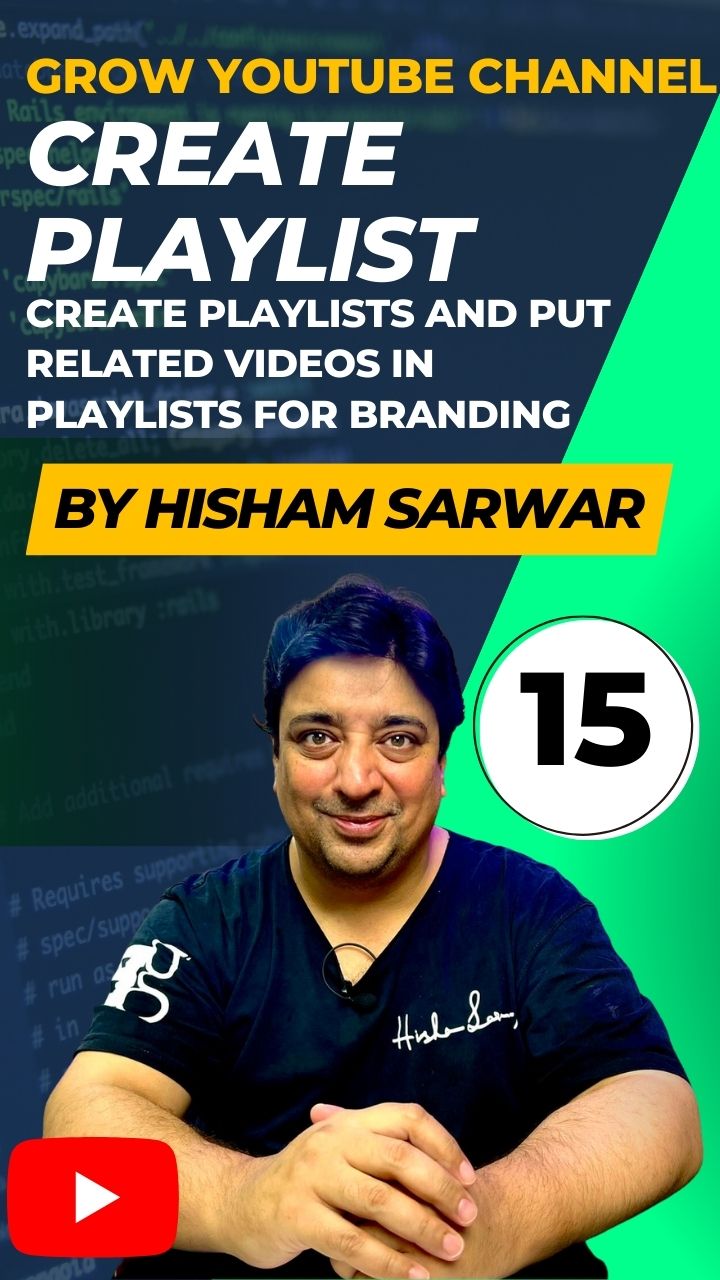 Create playlists and put related videos in playlists for branding
