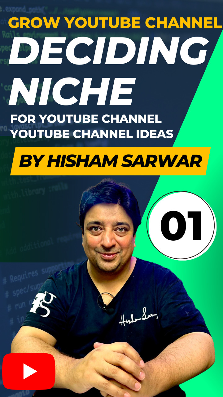 How to grow your YouTube channel, deciding the niche