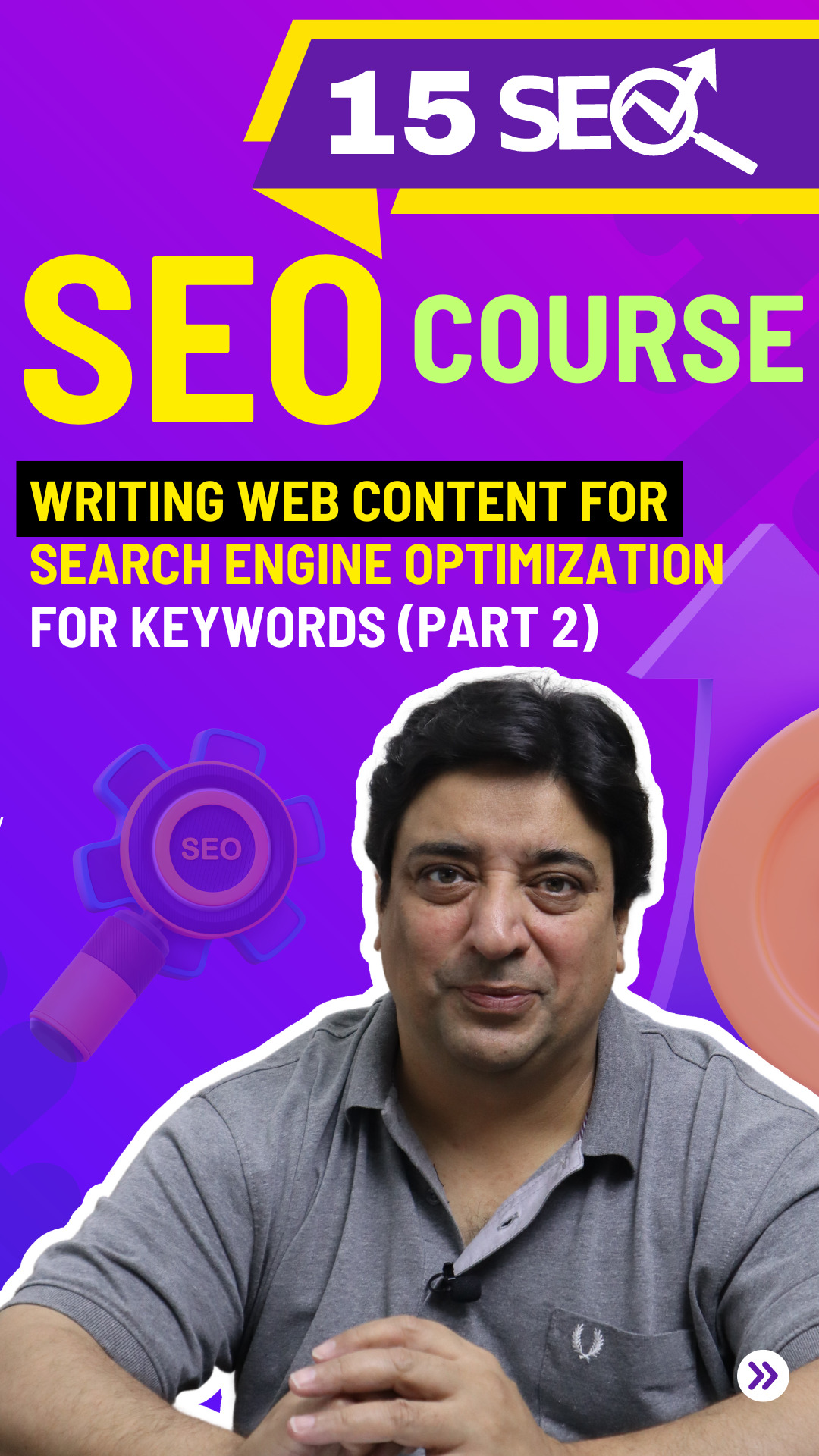 Writing web content for search engine optimization for keywords
